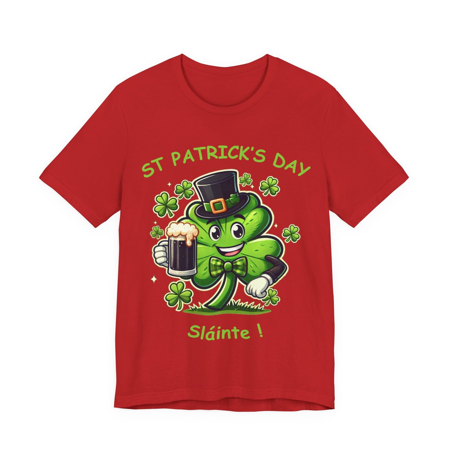 St. Patrick's Day Happy Shamrock, Sláinte with Irish Cheer