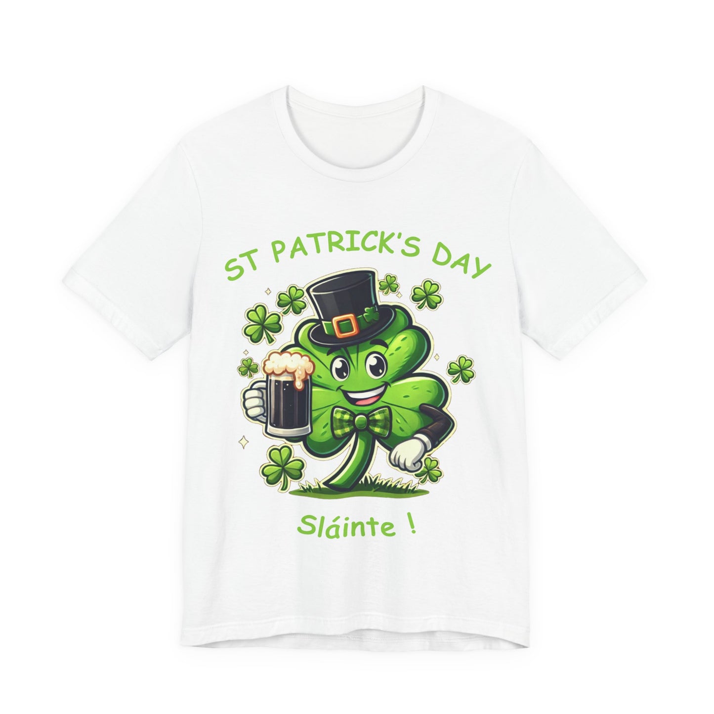 St. Patrick's Day Happy Shamrock, Sláinte with Irish Cheer