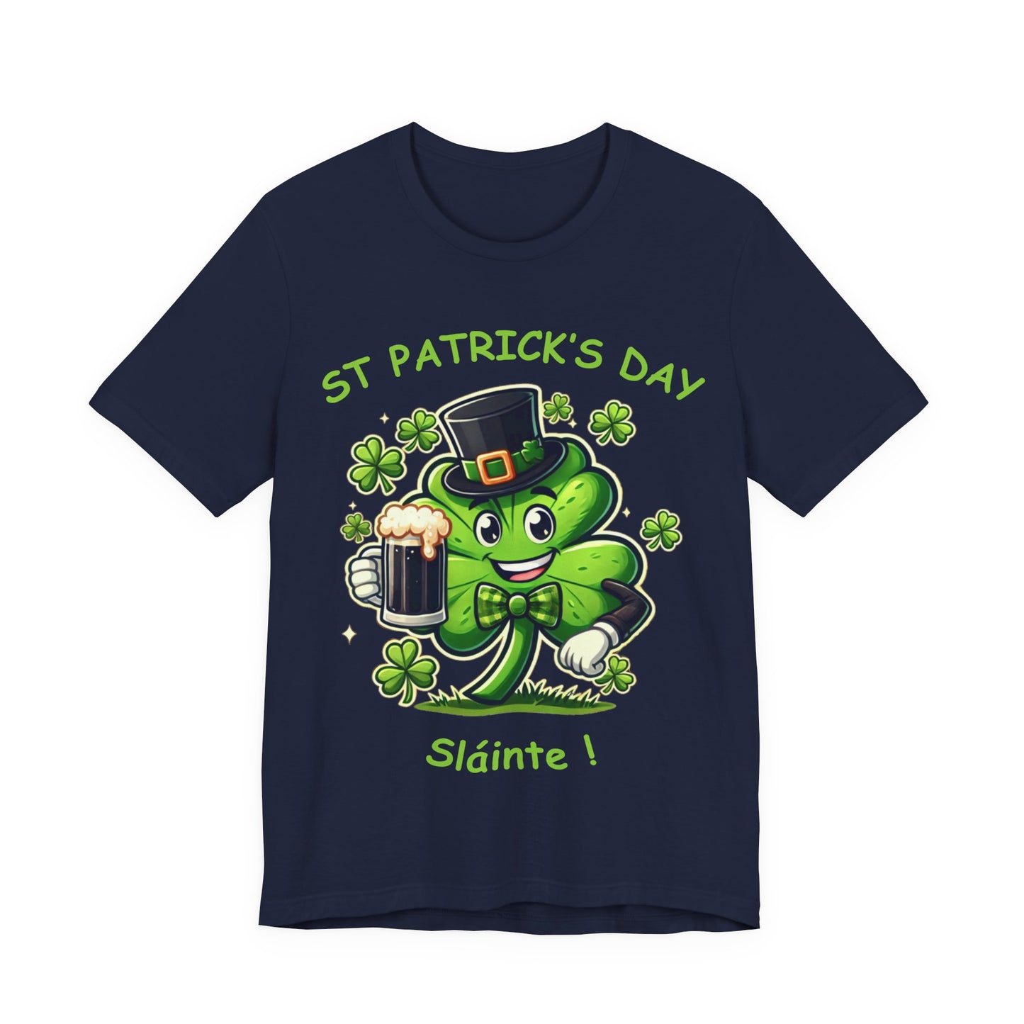 St. Patrick's Day Happy Shamrock, Sláinte with Irish Cheer