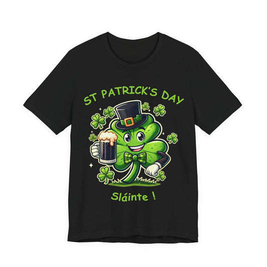 St. Patrick's Day Happy Shamrock, Sláinte with Irish Cheer
