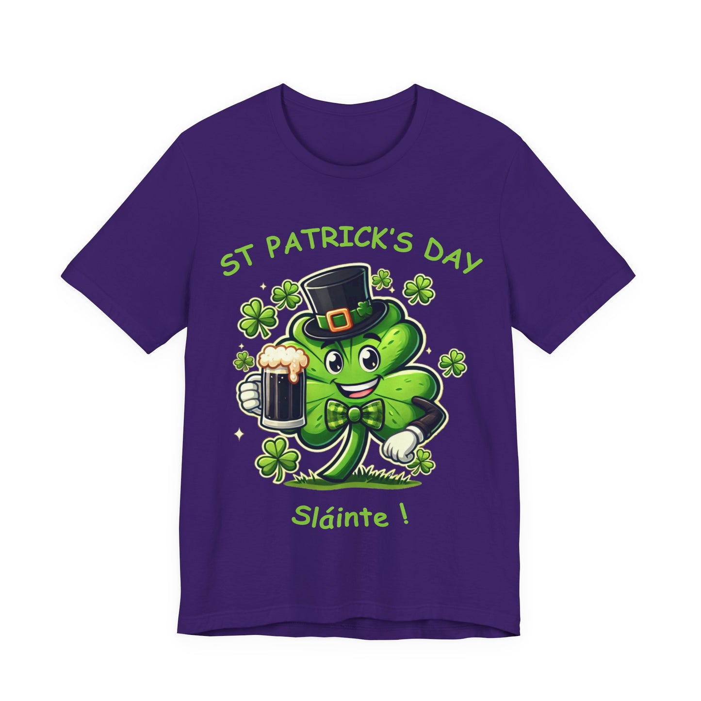 St. Patrick's Day Happy Shamrock, Sláinte with Irish Cheer