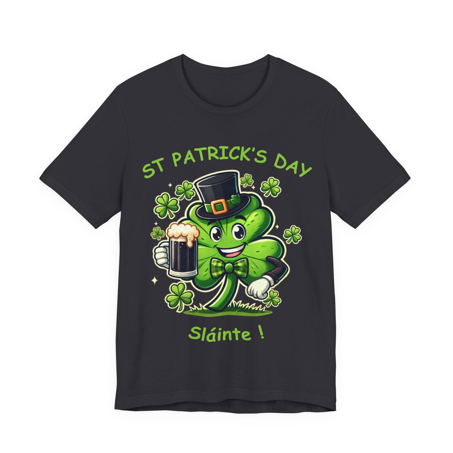 St. Patrick's Day Happy Shamrock, Sláinte with Irish Cheer