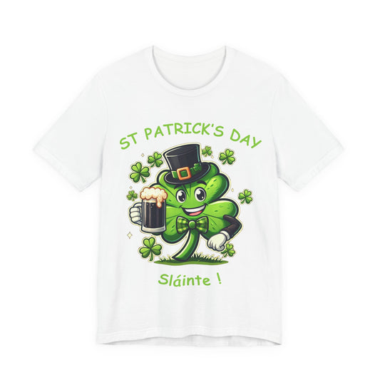 St. Patrick's Day Happy Shamrock, Sláinte with Irish Cheer