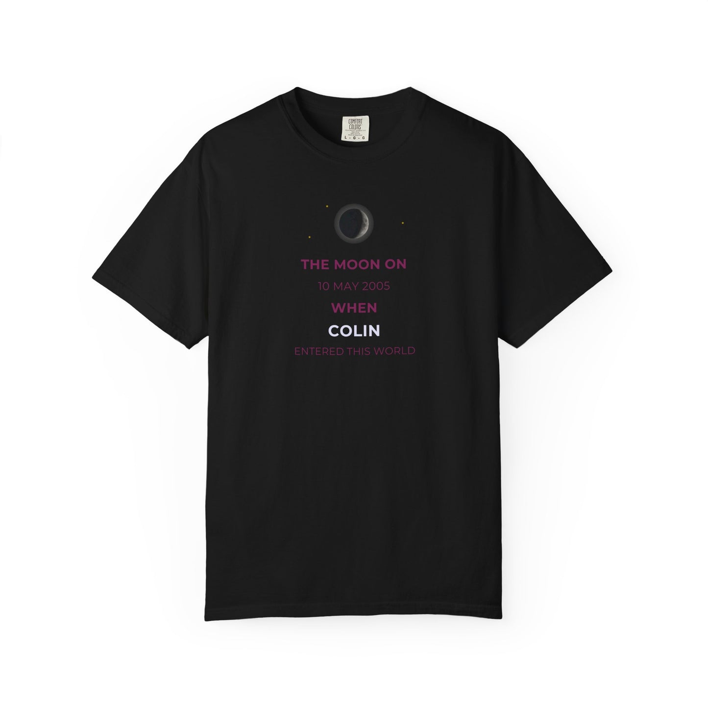 Moon Phase Birthday Gift - Dusty Rose - T-Shirt