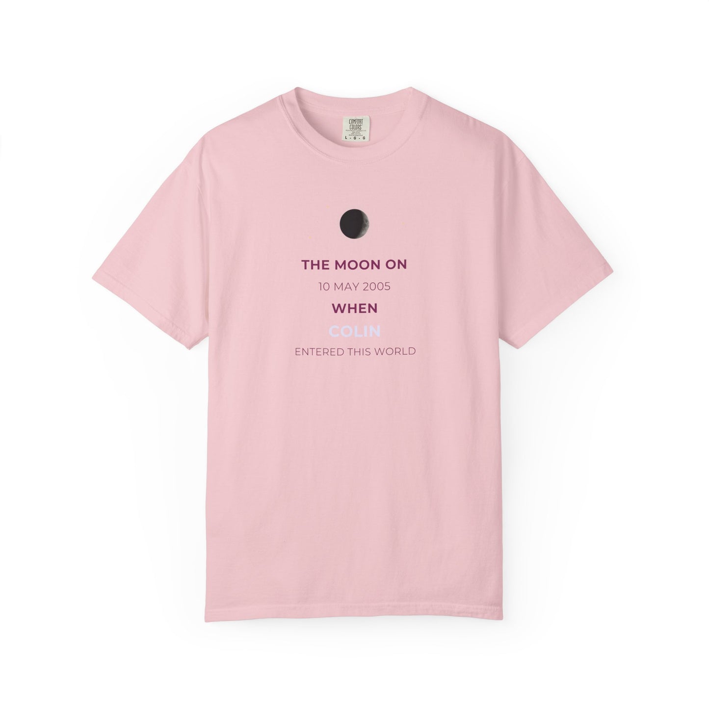 Moon Phase Birthday Gift - Dusty Rose - T-Shirt