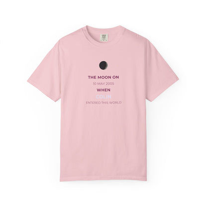 Moon Phase Birthday Gift - Dusty Rose - T-Shirt