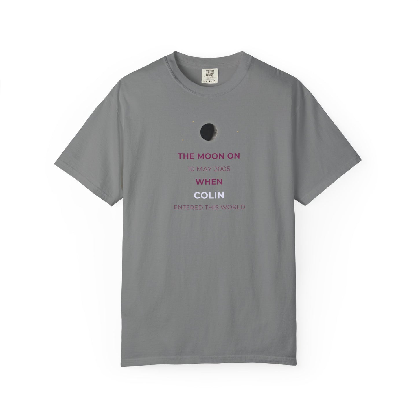 Moon Phase Birthday Gift - Dusty Rose - T-Shirt