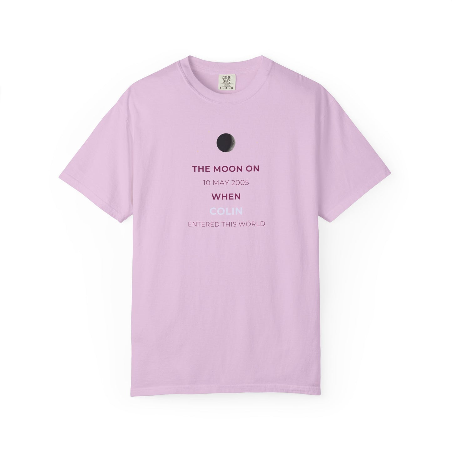 Moon Phase Birthday Gift - Dusty Rose - T-Shirt
