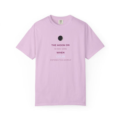 Moon Phase Birthday Gift - Dusty Rose - T-Shirt